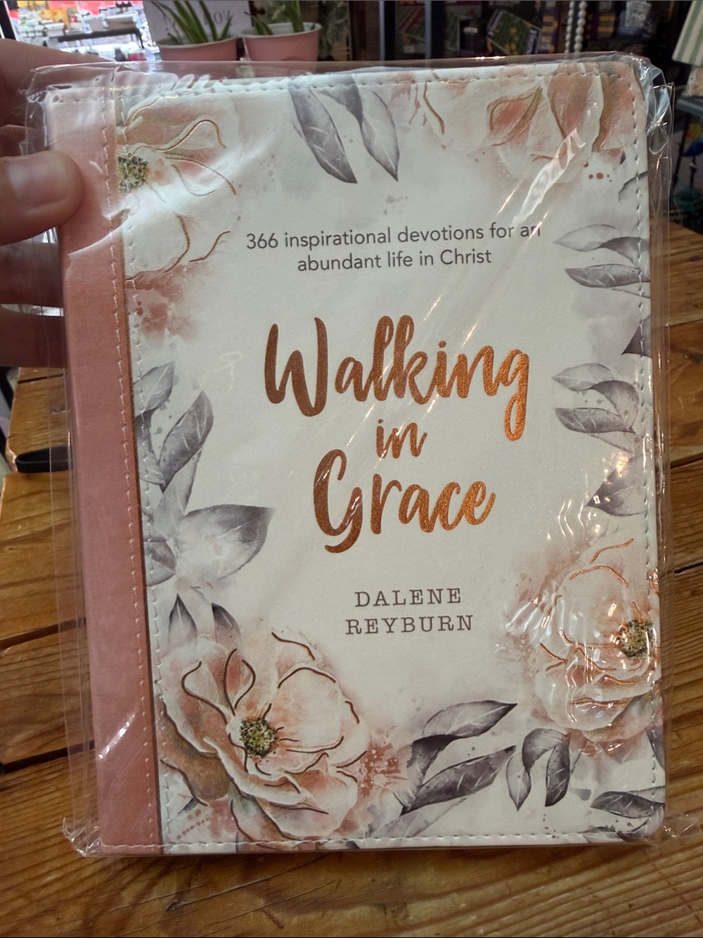 Walking in Grace Devotional Journal by - Pink